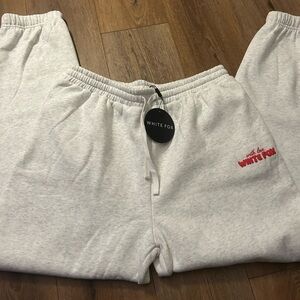 White Fox Boutique Gray Track Pants